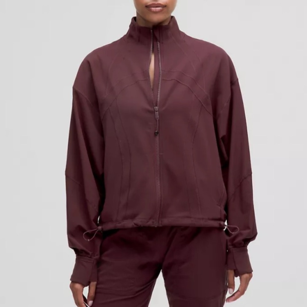 Price drop 🎉 Lululemon define relaxed fit jacket - size 10 garnet